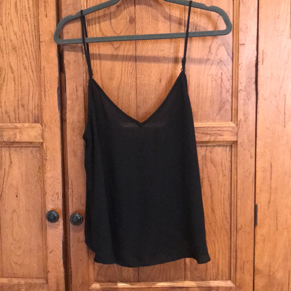 South Moon Under Abbeline simple black tank